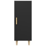 vidaXL Servantă, negru, 34,5x34x90 cm, lemn compozit vidaXL Servantă, negru, 34,5x34x90 cm, lemn compozit