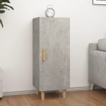 vidaXL Servantă, gri beton, 34,5x34x90 cm, lemn compozit vidaXL Servantă, gri beton, 34,5x34x90 cm, lemn compozit