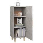vidaXL Servantă, gri beton, 34,5x34x90 cm, lemn compozit vidaXL Servantă, gri beton, 34,5x34x90 cm, lemn compozit