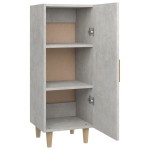 vidaXL Servantă, gri beton, 34,5x34x90 cm, lemn compozit vidaXL Servantă, gri beton, 34,5x34x90 cm, lemn compozit