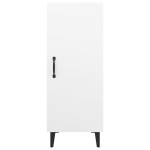 vidaXL Servantă, alb, 34,5x34x90 cm, lemn compozit vidaXL Servantă, alb, 34,5x34x90 cm, lemn compozit