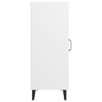vidaXL Servantă, alb, 34,5x34x90 cm, lemn compozit vidaXL Servantă, alb, 34,5x34x90 cm, lemn compozit