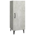 vidaXL Servantă, gri beton, 34,5x34x90 cm, lemn compozit vidaXL Servantă, gri beton, 34,5x34x90 cm, lemn compozit