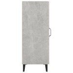vidaXL Servantă, gri beton, 34,5x34x90 cm, lemn compozit vidaXL Servantă, gri beton, 34,5x34x90 cm, lemn compozit