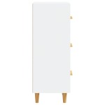 vidaXL Servantă, alb, 34,5x34x90 cm, lemn compozit vidaXL Servantă, alb, 34,5x34x90 cm, lemn compozit