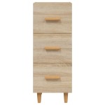 vidaXL Servantă, stejar sonoma, 34,5x34x90 cm, lemn compozit vidaXL Servantă, stejar sonoma, 34,5x34x90 cm, lemn compozit