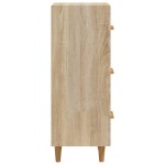 vidaXL Servantă, stejar sonoma, 34,5x34x90 cm, lemn compozit vidaXL Servantă, stejar sonoma, 34,5x34x90 cm, lemn compozit