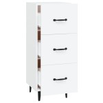 vidaXL Servantă, alb, 34,5x34x90 cm, lemn compozit vidaXL Servantă, alb, 34,5x34x90 cm, lemn compozit