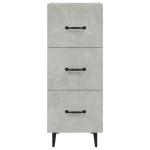 vidaXL Servantă, gri beton, 34,5x34x90 cm, lemn compozit vidaXL Servantă, gri beton, 34,5x34x90 cm, lemn compozit
