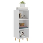 vidaXL Servantă, alb, 34,5x32,5x90 cm, lemn compozit vidaXL Servantă, alb, 34,5x32,5x90 cm, lemn compozit