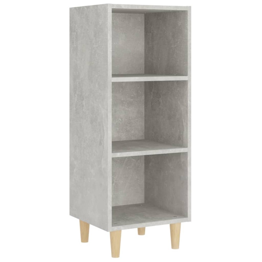 vidaXL Servantă, gri beton, 34,5x32,5x90 cm, lemn compozit