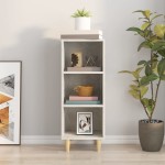 vidaXL Servantă, gri beton, 34,5x32,5x90 cm, lemn compozit vidaXL Servantă, gri beton, 34,5x32,5x90 cm, lemn compozit
