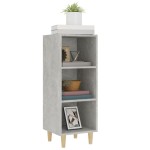 vidaXL Servantă, gri beton, 34,5x32,5x90 cm, lemn compozit vidaXL Servantă, gri beton, 34,5x32,5x90 cm, lemn compozit
