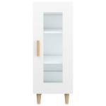 vidaXL Servantă, alb, 34,5x34x90 cm, lemn compozit vidaXL Servantă, alb, 34,5x34x90 cm, lemn compozit
