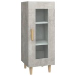 vidaXL Servantă, gri beton, 34,5x34x90 cm, lemn compozit vidaXL Servantă, gri beton, 34,5x34x90 cm, lemn compozit