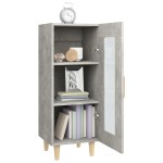 vidaXL Servantă, gri beton, 34,5x34x90 cm, lemn compozit vidaXL Servantă, gri beton, 34,5x34x90 cm, lemn compozit