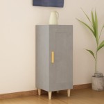vidaXL Servantă, gri beton, 34,5x34x90 cm, lemn compozit vidaXL Servantă, gri beton, 34,5x34x90 cm, lemn compozit