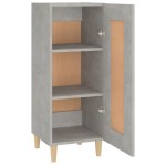 vidaXL Servantă, gri beton, 34,5x34x90 cm, lemn compozit vidaXL Servantă, gri beton, 34,5x34x90 cm, lemn compozit