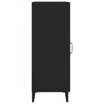 vidaXL Servantă, negru, 34,5x34x90 cm, lemn compozit vidaXL Servantă, negru, 34,5x34x90 cm, lemn compozit