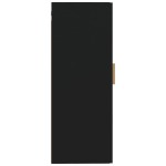 vidaXL Dulap de perete, negru, 35x34x90 cm, lemn prelucrat vidaXL Dulap de perete, negru, 35x34x90 cm, lemn prelucrat