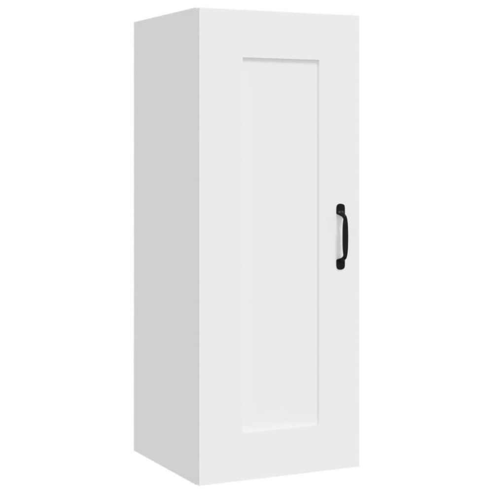 vidaXL Dulap de perete, alb, 35x34x90 cm, lemn prelucrat