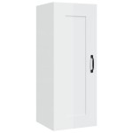 vidaXL Dulap suspendat, alb extralucios, 35x34x90 cm, lemn prelucrat