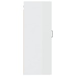 vidaXL Dulap suspendat, alb extralucios, 35x34x90 cm, lemn prelucrat