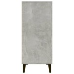 vidaXL Servantă, gri beton, 90x34x80 cm, lemn compozit