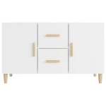 vidaXL Servantă, alb, 100x36x60 cm, lemn compozit vidaXL Servantă, alb, 100x36x60 cm, lemn compozit