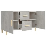 vidaXL Servantă, gri beton, 100x36x60 cm, lemn prelucrat vidaXL Servantă, gri beton, 100x36x60 cm, lemn prelucrat