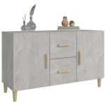 vidaXL Servantă, gri beton, 100x36x60 cm, lemn prelucrat vidaXL Servantă, gri beton, 100x36x60 cm, lemn prelucrat