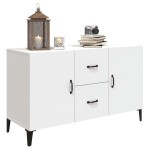 vidaXL Servantă, alb, 100x36x60 cm, lemn compozit vidaXL Servantă, alb, 100x36x60 cm, lemn compozit
