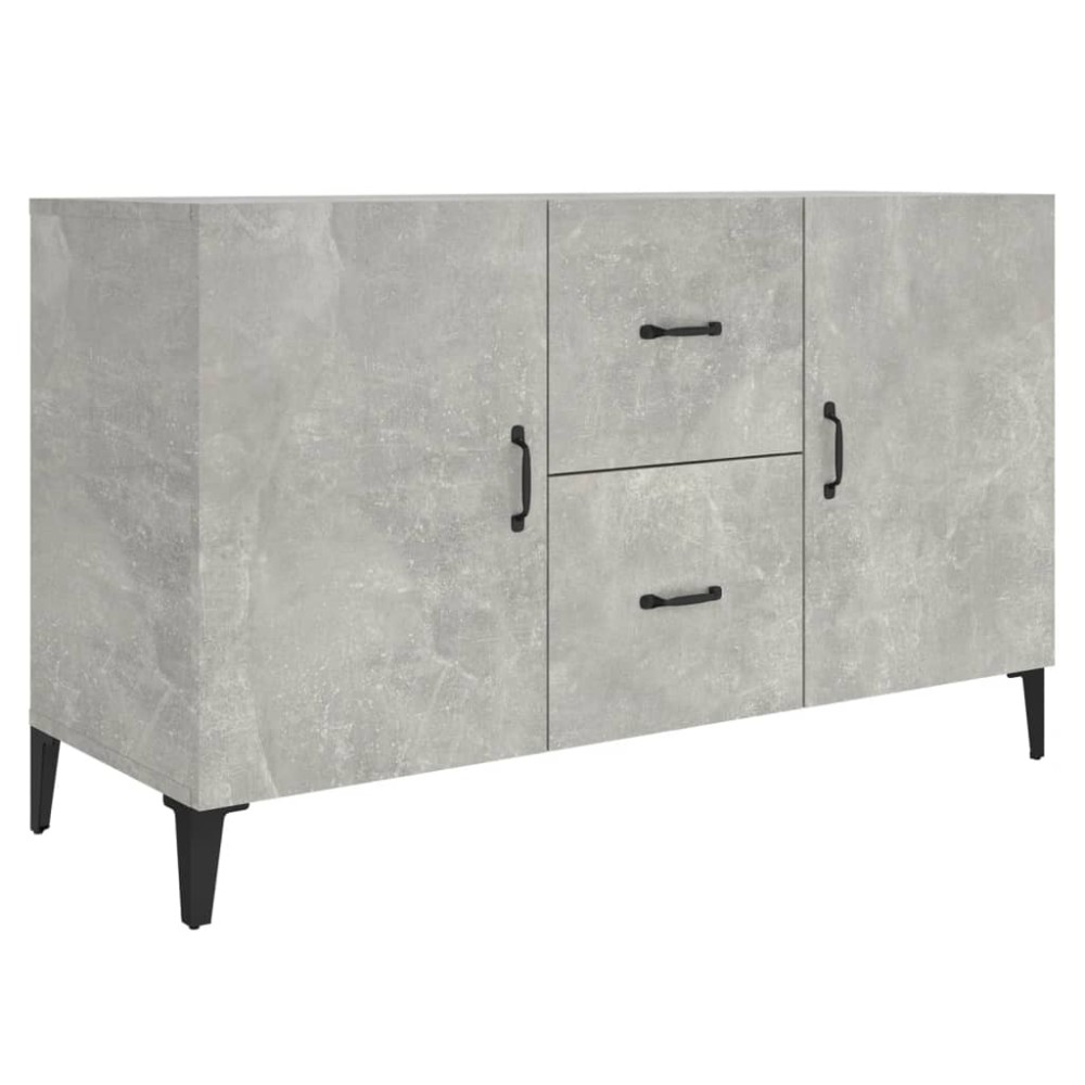 vidaXL Servantă, gri beton, 100x36x60 cm, lemn compozit