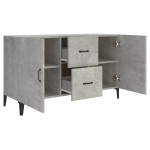 vidaXL Servantă, gri beton, 100x36x60 cm, lemn compozit