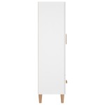 vidaXL Dulap înalt, alb, 70x31x115 cm, lemn prelucrat