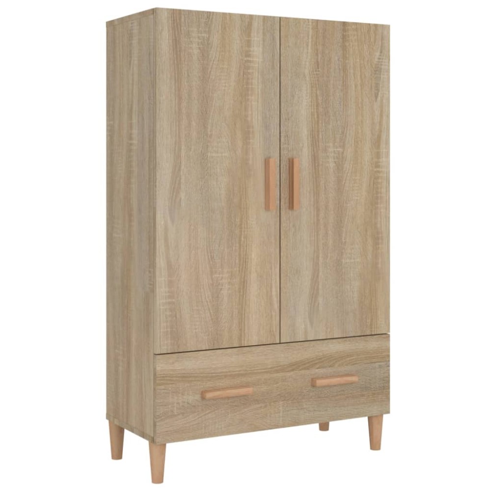 vidaXL Dulap înalt, stejar sonoma, 70x31x115 cm, lemn prelucrat