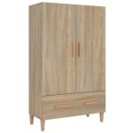 vidaXL Dulap înalt, stejar sonoma, 70x31x115 cm, lemn prelucrat