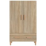 vidaXL Dulap înalt, stejar sonoma, 70x31x115 cm, lemn prelucrat