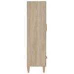 vidaXL Dulap înalt, stejar sonoma, 70x31x115 cm, lemn prelucrat