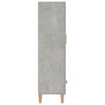 vidaXL Dulap înalt, gri beton, 70x31x115 cm, lemn compozit