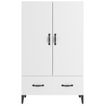 vidaXL Dulap înalt, alb, 70x31x115 cm, lemn prelucrat