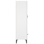 vidaXL Dulap înalt, alb, 70x31x115 cm, lemn prelucrat
