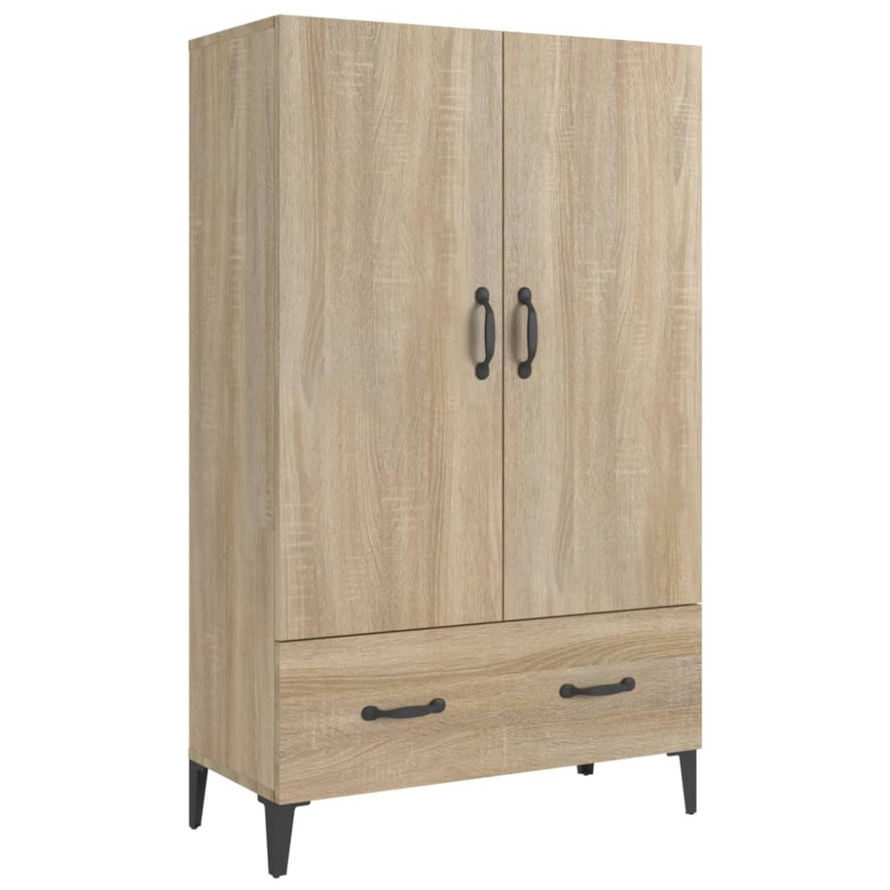 vidaXL Dulap înalt, stejar sonoma, 70x31x115 cm, lemn prelucrat
