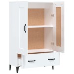 vidaXL Dulap înalt, alb extralucios, 70x31x115 cm, lemn prelucrat vidaXL Dulap înalt, alb extralucios, 70x31x115 cm, lemn prelucrat