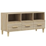 vidaXL Comodă TV, stejar sonoma, 102x36x50 cm, lemn compozit vidaXL Comodă TV, stejar sonoma, 102x36x50 cm, lemn compozit
