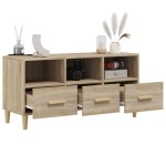 vidaXL Comodă TV, stejar sonoma, 102x36x50 cm, lemn compozit vidaXL Comodă TV, stejar sonoma, 102x36x50 cm, lemn compozit