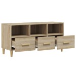 vidaXL Comodă TV, stejar sonoma, 102x36x50 cm, lemn compozit vidaXL Comodă TV, stejar sonoma, 102x36x50 cm, lemn compozit
