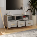 vidaXL Dulap TV, gri beton, 102x36x50 cm, lemn prelucrat