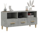 vidaXL Dulap TV, gri beton, 102x36x50 cm, lemn prelucrat