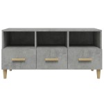 vidaXL Dulap TV, gri beton, 102x36x50 cm, lemn prelucrat